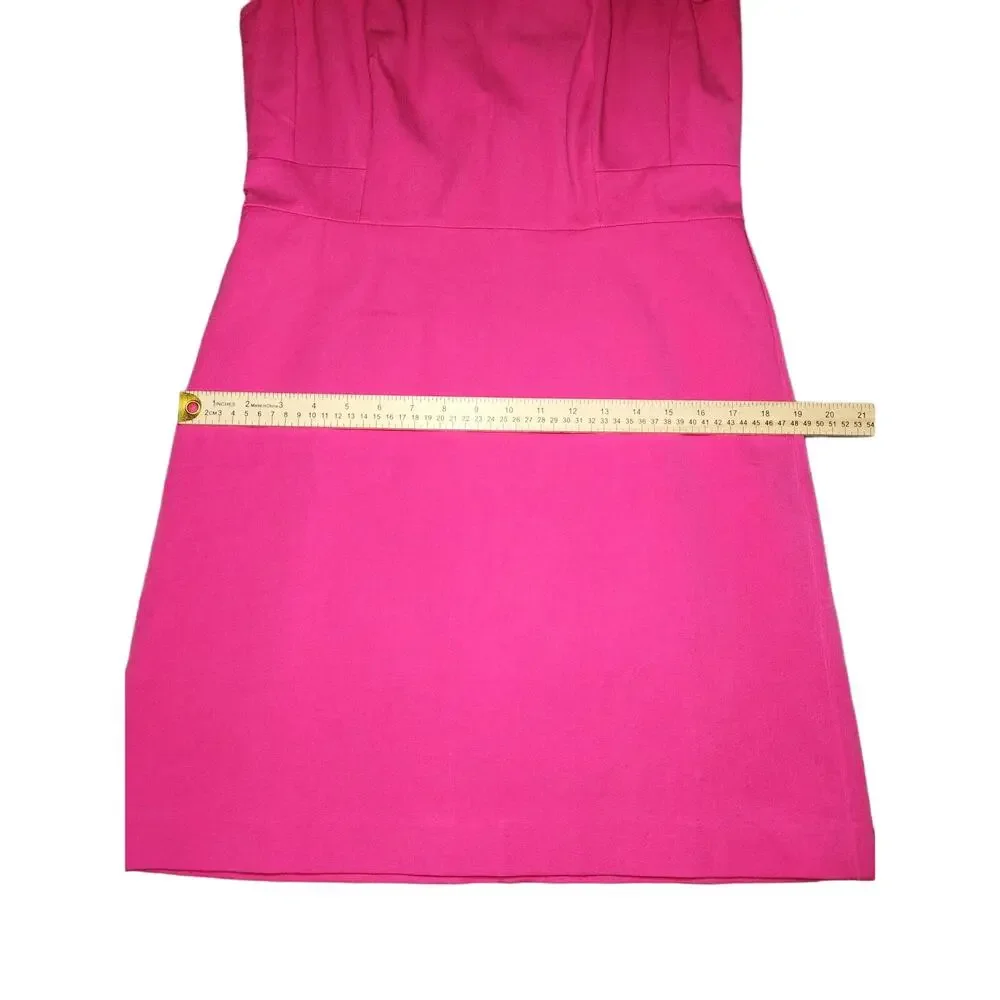 Ann Taylor Cap Sleeve Flare Dress Size 10 Color Magenta NWT A1.15
